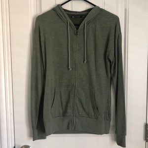 Green Luv 4 Anouka hoodie with elbow patches